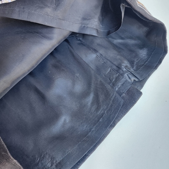 Richie Freeman For Teri Jon Black Tan Beige 100% Linen Sleveless Aztec Dress 6 - Picture 7 of 14